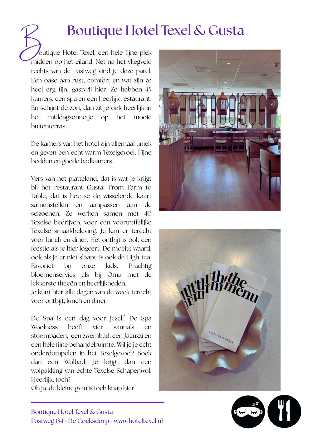 Binnenkijk: Boutique Hotel Texel & Gusta